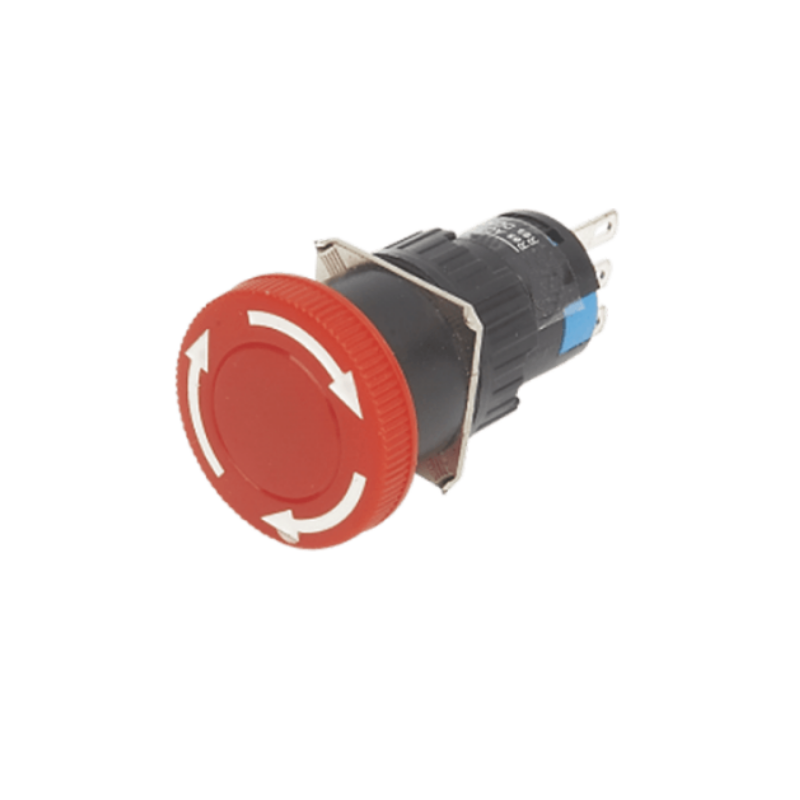 Pulsador de Emergencia Plastico 60mm 1NO1NC (107825)