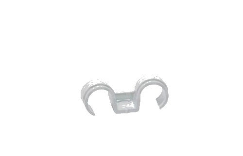 Abrazadera Plastica Doble 25mm 50U — Apolo — APOLO