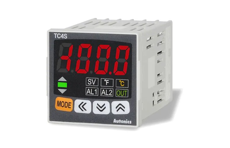 Controlador de Temperatura Salida Relé / Alarma 48x48mm 250VCA TC4S-14R — Autonics — AUTONICS