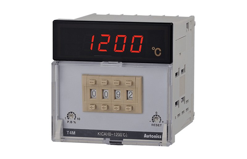 Control Temperatura Perilla Manual 72x72mm - Tipo J Salida Relé 250VAC T4M-B4RJ4C-N — Autonics — AUTONICS