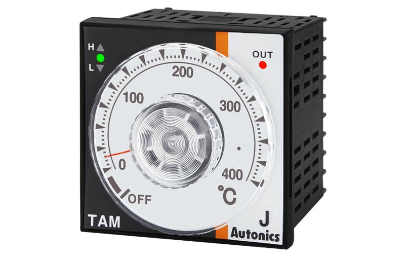 Control Temperatura Analógico 48x48mm - Tipo J Salida Relé 250VAC TAM-B4RJ4C(TOM) — Autonics — AUTONICS