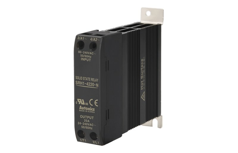 Relé Estado Solido Ssr -20A Alimentación 90-240VAC SRH1-4220-N — Autonics — AUTONICS