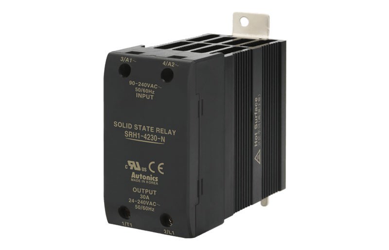 Relé Estado Solido Ssr -30A Alimentación 90-240VAC SRH1-4230-N — Autonics — AUTONICS