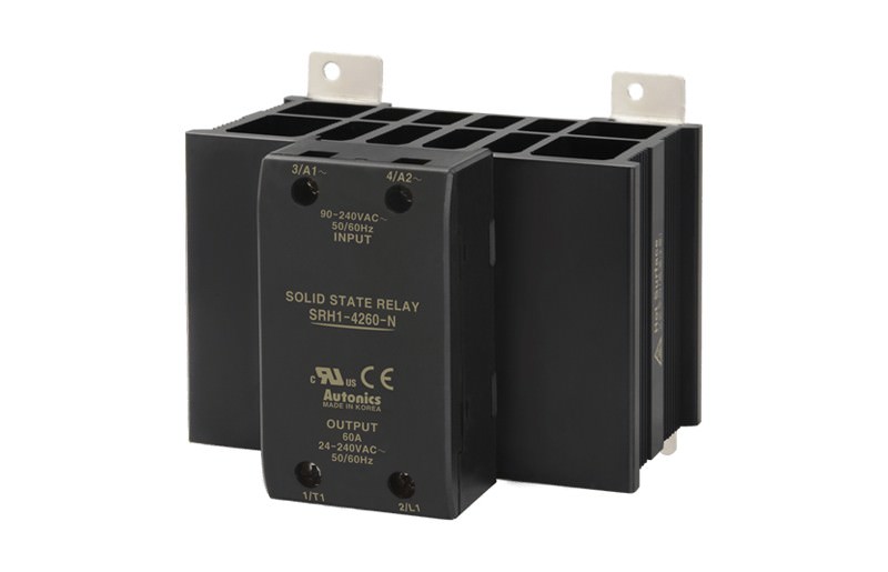 Relé Estado Solido Ssr -60A Alimentación 90-240VAC SRH1-4260 — Autonics — AUTONICS