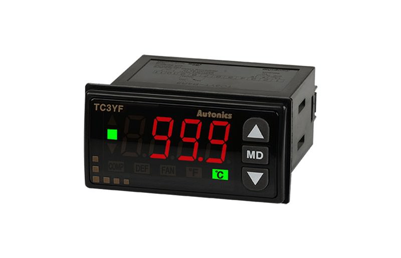 Controlador de Temperatura -40 a 99,9°C para Refrigeración, Entrada Rtd -(2 Salidas Relé) 250VAC 0.5 a IP65 TC3YF-24R — Autonics — AUTONICS