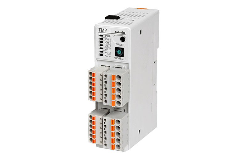 Controlador de Temperatura Multicanal 2 Canales / 24VDC / Salida Relé 250VAC TM2-22RE — Autonics — AUTONICS