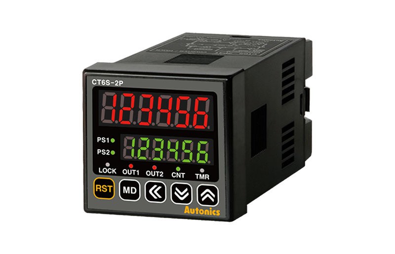 Contador/timer Programable 48x48mm -2 Salida Relé -RS485 240 Vca IP65 CT6S-2P4T — Autonics — AUTONICS