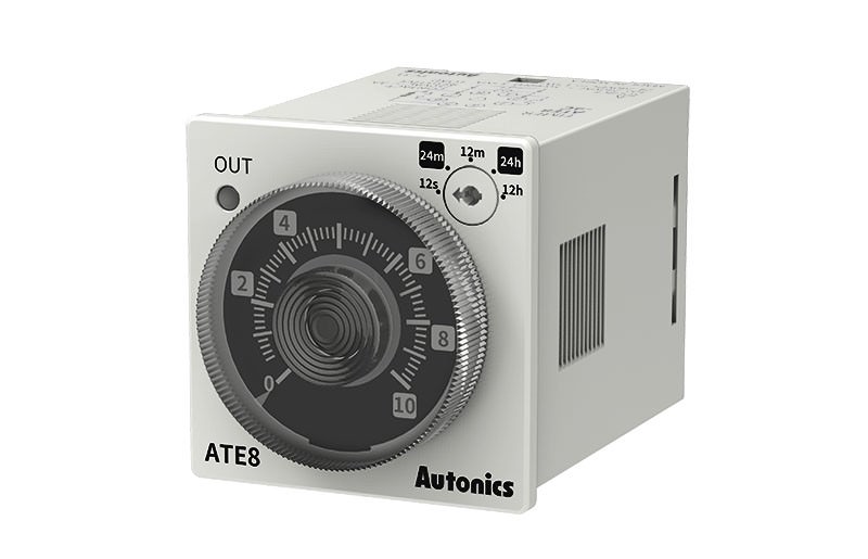 Timer Analógico 6/60SEG -6/60 Min -6 Hr 240VCA 0.6 a ATE8-46(ATE-60S — Autonics — AUTONICS