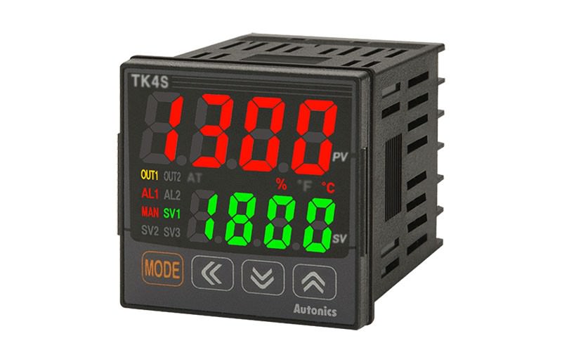 Controlador de Temperatura Salida Dual Relé con Alarma 5V IP65 TK4S-T4RR — Autonics — AUTONICS