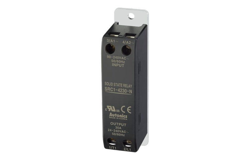 Relé Estado Solido Ssr -30A Alimentación 90-240VAC SRC1-4230-N — Autonics — AUTONICS