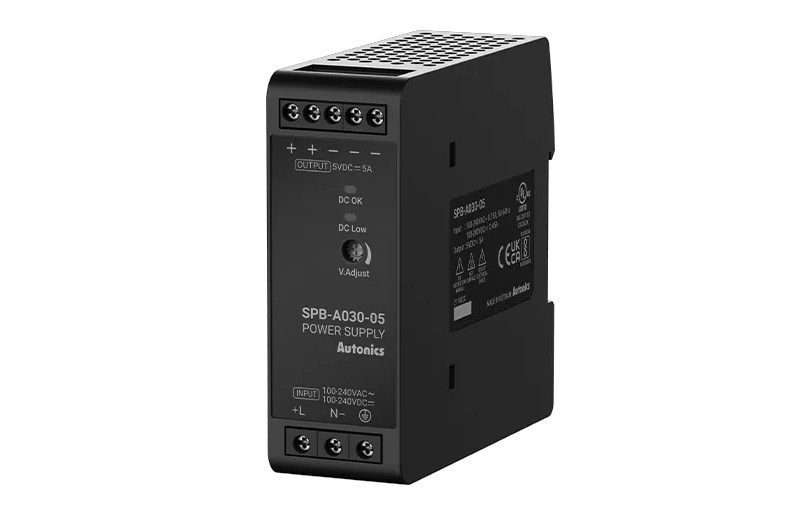 Fuente de Poder 24VDC 30W Montaje Riel DIN 35mm SPB-A030-24 — Autonics — AUTONICS