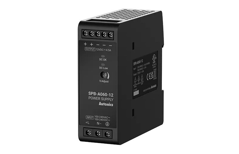 Fuente de Poder 12VDC -60W Montaje Riel DIN 35mm SPB-A060-12 — Autonics — AUTONICS