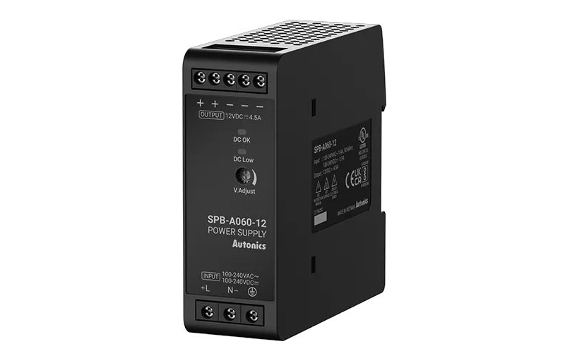 Fuente de Poder 24VDC 60W Montaje Riel DIN 35mm SPB-A060-24 — Autonics — AUTONICS