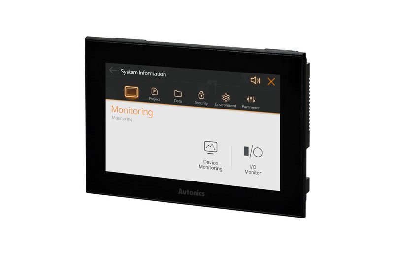 PLC + Pantalla Color 7″ 422/232 - 24VDC - Con Terminal 24VCC IP65 LPA070-T9D6-C5T — Autonics — AUTONICS