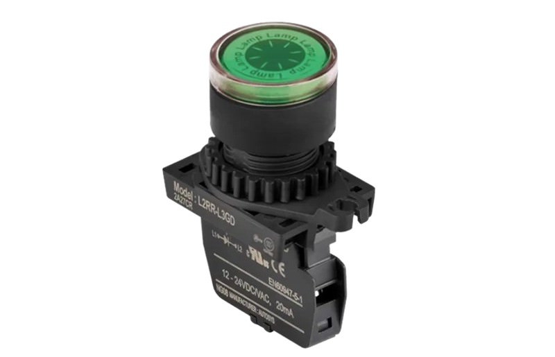 Lámpara Piloto Verde Alimentación 100-220VAC 15 a IP52 L2RR-L3GLM — Autonics — AUTONICS