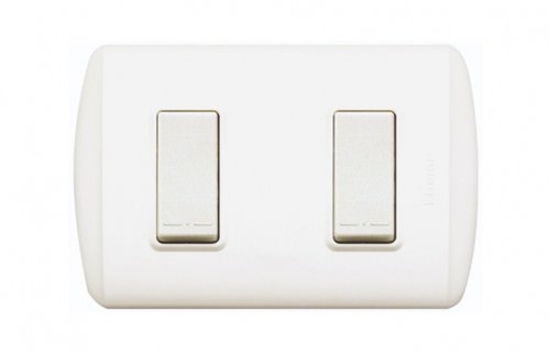 Interruptor 9/15 Doble Blanco 10A 250V 1200BN — BTicino — BTicino