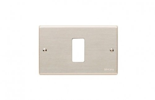 Placa Aluminio Oxidal 1 Módulo 503/1 — BTicino — BTicino