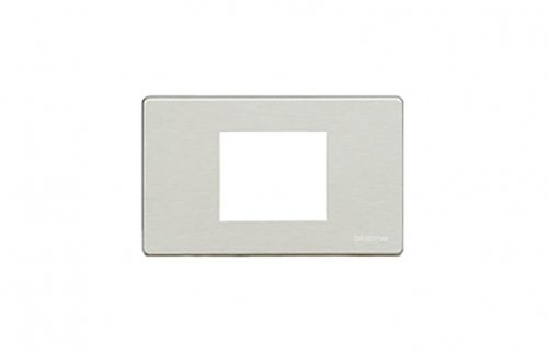 Placa Aluminio Oxidal Schuko 503/23A/X(40NX) — BTicino — BTICINO