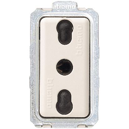 Toma Corriente 10-16A Bipaso 250V 5180 — BTicino — BTicino