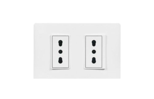 Enchufe Doble Bip 10/16A 10x16 250V PU1280 — BTicino — BTicino