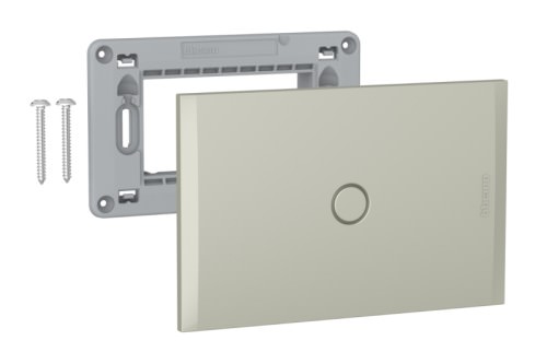 Placa Ciega Café Incluye Soporte IP20 AF5S0TI — BTicino — BTicino