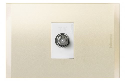 Toma Tv Armado Coaxial Tipo F AF2152E1BNA — BTicino — BTicino
