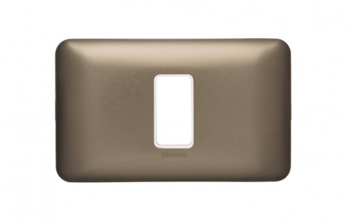Placa Nea Aluminio Titanio 1 Módulo M903M1TI — BTicino — BTicino