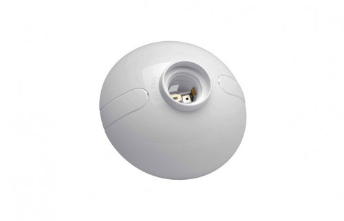 Plafon Oval Blanco Base Recta E-27 Sin Tornillo P21B — BTicino — BTicino