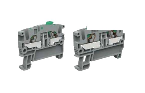 Borne Push-in con Desconector Efs 4mm 26A 630V - Color Gris EFS.4/GR — Cabur — CABUR
