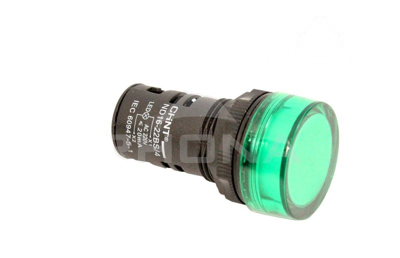 Lampara Piloto Verde 220V 22mm ND16-22BS/4AC — Chint — CHINT