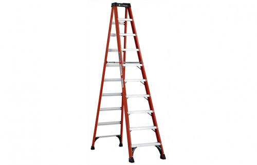 Escalera de Tijera Fibra de Vidrio -10 Peldaños Altura 3.05 M -225kg C-3017-10 — Cuprum — CUPRUM