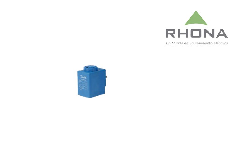 Bobina Solenoide 24VAC - 50Hz 8.5 a 14W 042N7508 — Danfoss — DANFOSS