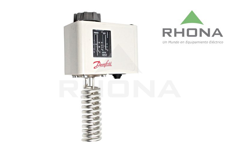 Termostato KP75 Intervalo de Temperatura 0-40°C 440VCA 6A IP33 060L117166 — Danfoss — DANFOSS