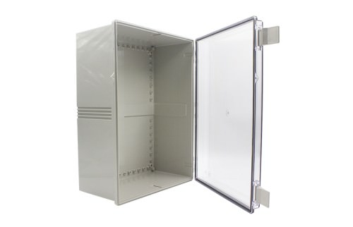 Caja Policarbonato 350x465x200mm IP67 -con Bisagras, Puerta Transparente NE-PT-3546 — Dse — DSE
