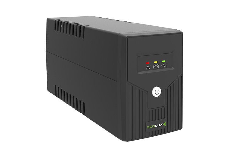 Ups Interactiva 0.8kVA - 480W 800VA 298x101x142mm 240VAC Micro — Geolux — GEOLUX