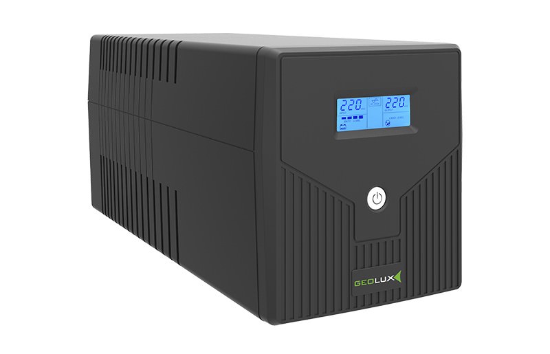 Ups Interactiva 1.2kVA - 720W 1200VA 353x149x162mm 240VAC Micro — Geolux — GEOLUX