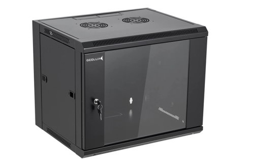 Gabinete de Montaje en Pared 6U 570x450x370 -6U KD-007A-5406 — Geolux — GEOLUX