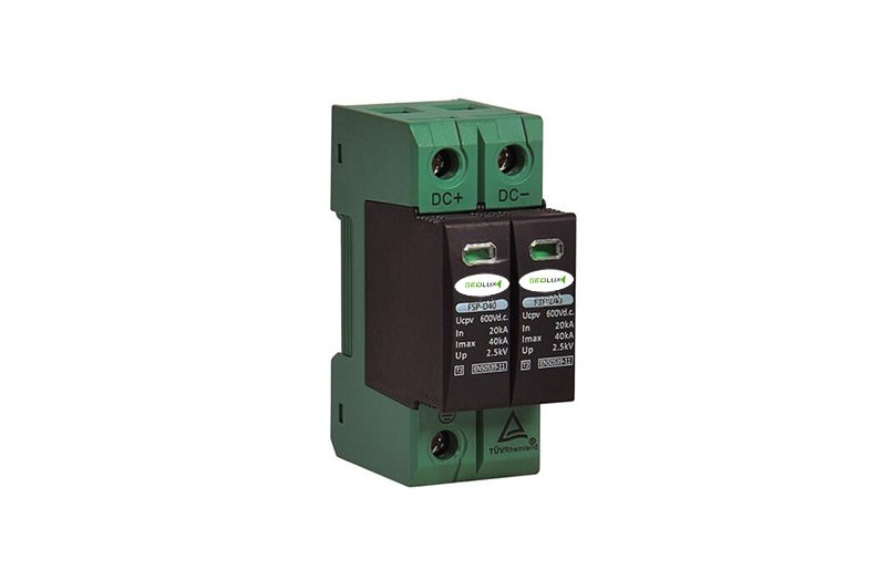 Dispositivo Solar Protección Sobretensión 40kA - 3 P - 1500V 5kV IP20 60kA FSP-D40 — Geolux — GEOLUX