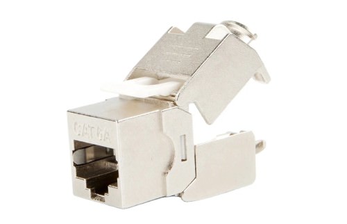 Modulo RJ45 180° - Cat 6A - STP KD-KJ2001SHC6A — Geolux — GEOLUX