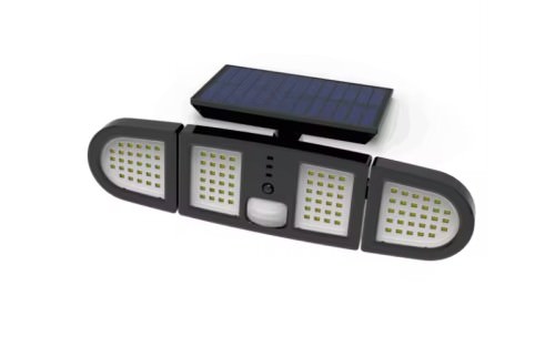 Proyector Solar con Sensor 6000K - 5W - 600lm 2x1200 7V 01A IP54 ES-SSL01A — Geolux — GEOLUX