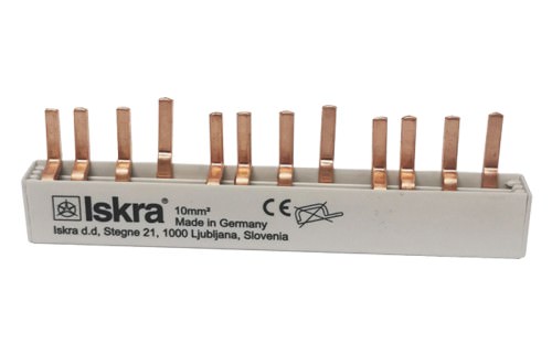 Barra de conexión 6x10mm2 6 módulos L32/12P - iskra — ISKRA