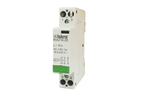 Contactor 16A bobina 230VAC 2NA+2NC IKA216-20 — ISKRA