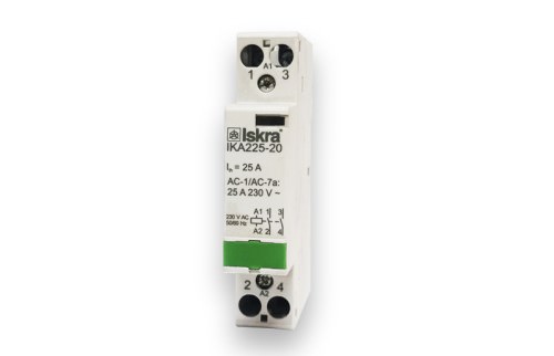 Contactor 25A bobina 230VAC 2NA IKA225-20 — ISKRA