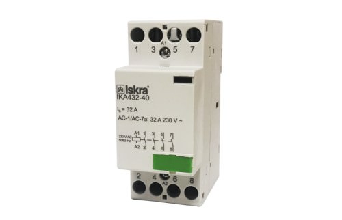 Contactor 32A bobina 230VAC 4NA IKA432-40 — ISKRA