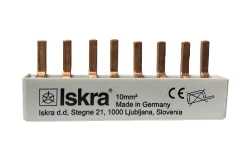 Barra de conexión 4x10mm2 4 módulos L/32-8P - iskra — ISKRA