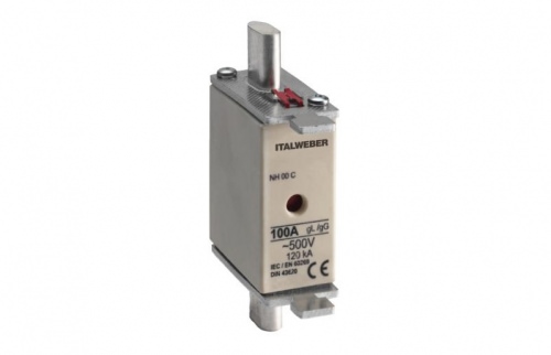 Fusible NH00 - 6A Tipo Cuchilla 500V 1500606 — Italweber — ITALWEBER