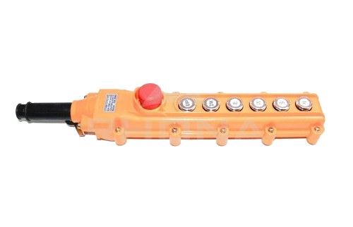 Botonera Puente Grúa 6 Pos. + Botón de Emergencia IP 54 KH-706 — Koino — KOINO