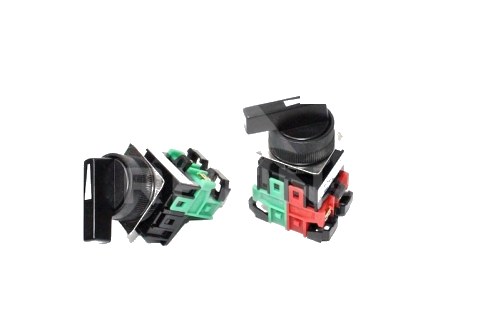 Selector 2 Posiciones 1NA + 1NC 22mm -Perilla Larga KH-2202-2L11 — Koino — KOINO