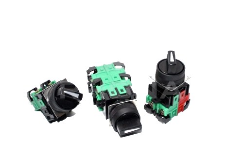 Selector 3 Posiciones 4NA 22mm -Perilla Larga KH-2202-3S40 — Koino — KOINO
