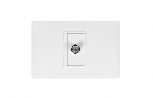 Toma Tv Armado Coaxial Tipo F PU1152 — Bticino — Legrand